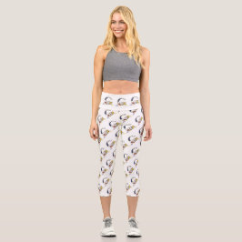 Prachtvolle Neoplastik Art Monogramm. Buchstabe G Capri Leggings