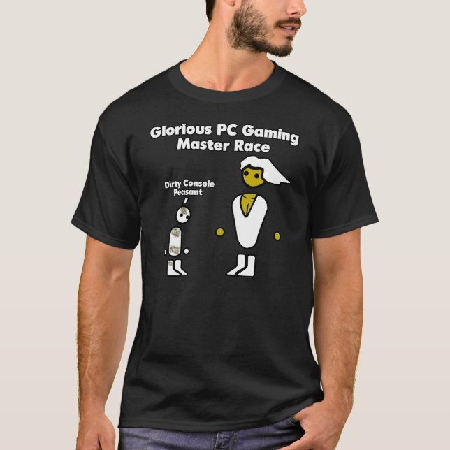 Prachtvolle PC Spiel-Herrenrasse T-Shirt (Vorderseite)
