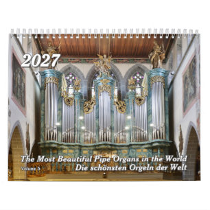 Prachtvolle Pfeifenorgeln – Der Orgelkalender Kalender