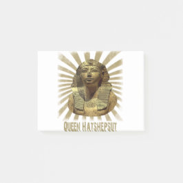 Prachtvolle Pharao Königin Hatshepsut altes Post-it Klebezettel