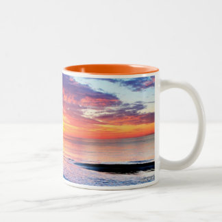 prachtvolle Sonnenaufgang-Tasse Zweifarbige Tasse