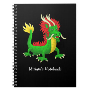Prachtvoller chinesischer Drache Notizblock