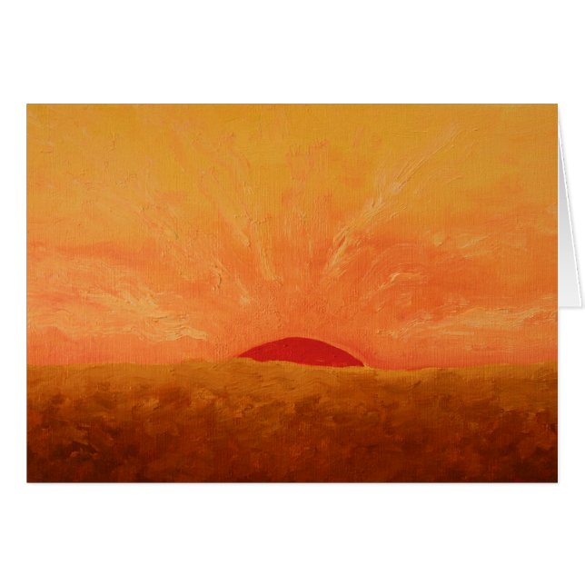 Prachtvoller Sonnenaufgang (Detail) (Vorderseite (Horizontal))