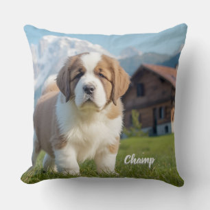 Prachtvoller St. Bernard Personalisiert Kissen
