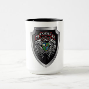 Prachtvoller STB Bat 75. Ranger Regimental Scroll Tasse