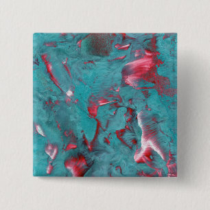 Prachtvoller, wirbeliger Marmor Button