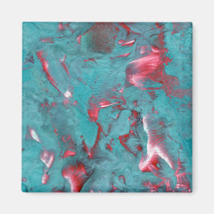 Prachtvoller, wirbeliger Marmor Magnet