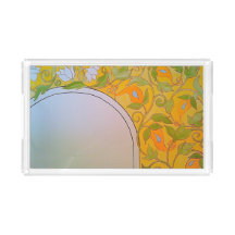 Prachtvolles Morgen-Serviertablett