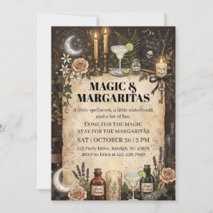 Practical Magic Inspirierter Mädchenabend Einladung