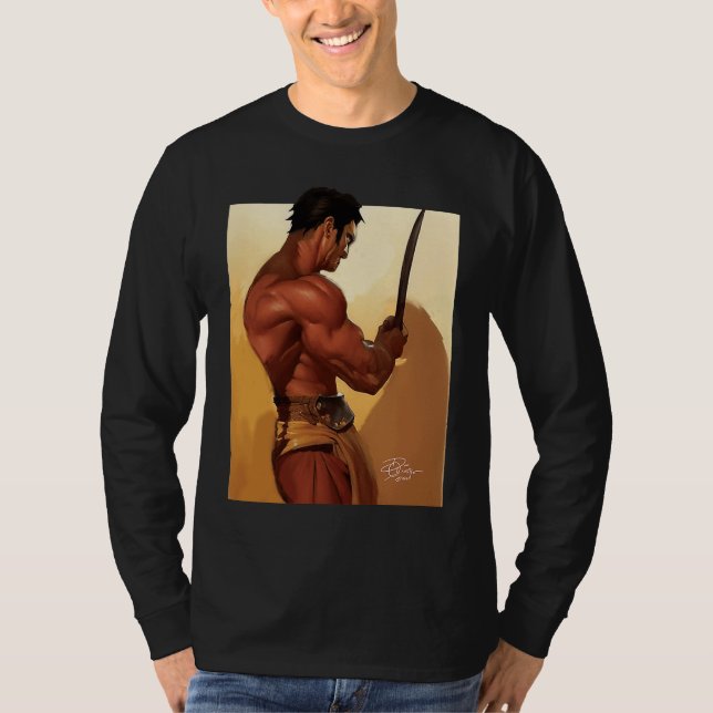 Practice More Arnis Kali Escrima by Artist Don Cas T-Shirt (Vorderseite)