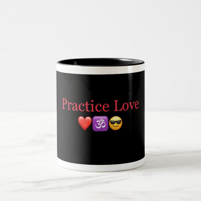 PracticeLove Coffee Tasse entworfen von David Flyn (Mittel)