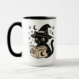 Practicing my spells mug tasse