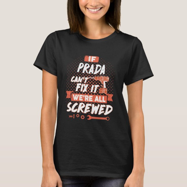 PRADA Name, PRADA Familienname Wappen T-Shirt (Vorderseite)