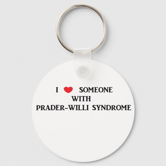 Prader-Willi-Syndrom Schlüsselanhänger (Vorderseite)