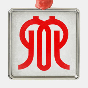 Präfektur Kanagawa Ornament Aus Metall