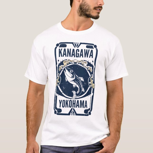 Präfektur Kanagawa T-Shirt (Vorderseite)