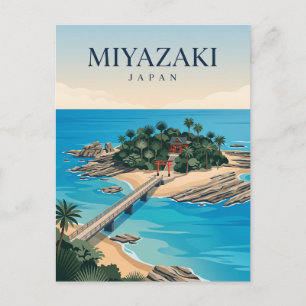 Präfektur Miyazaki Japan Postkarte