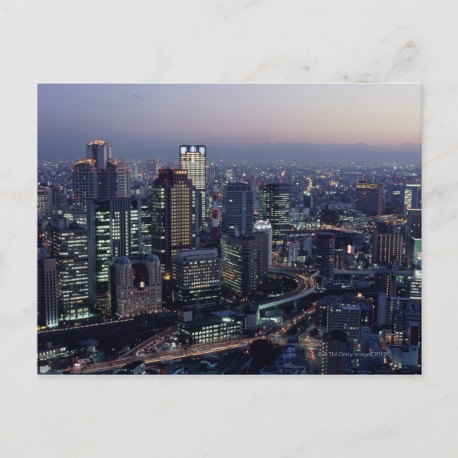 Präfektur Osaka Postkarte (Vorderseite)