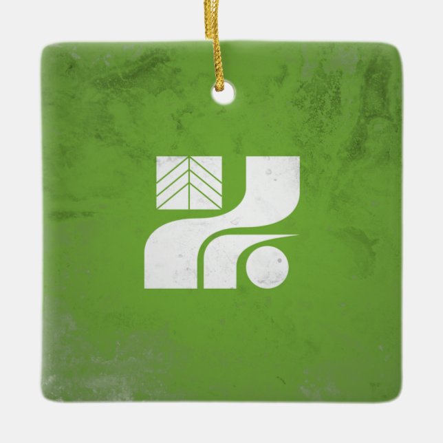Präfektur Tochigi Keramikornament (Vorderseite)