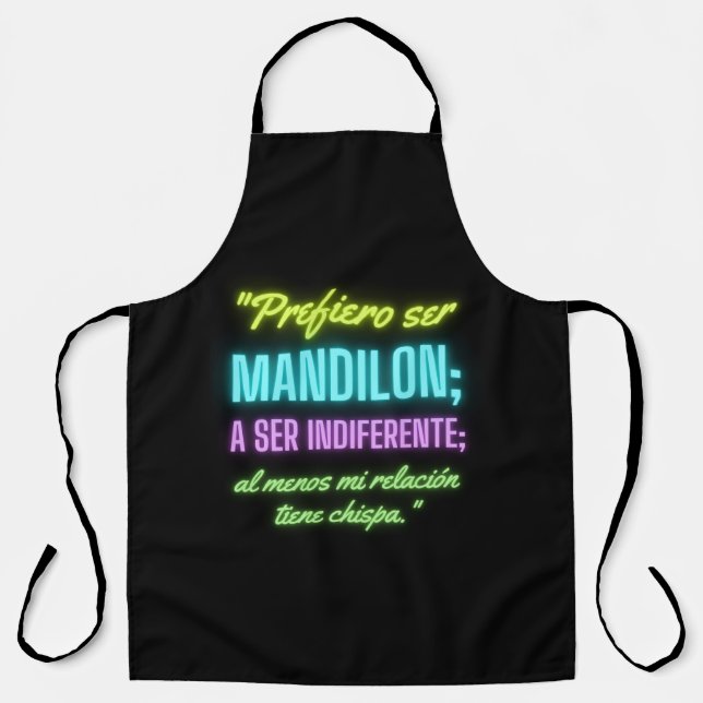 Präfiero ser mandilon schürze (Vorderseite)