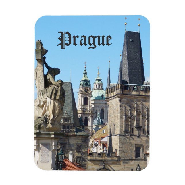 Prag, Altstädter Ring, Dächer Magnet (Vertikal)