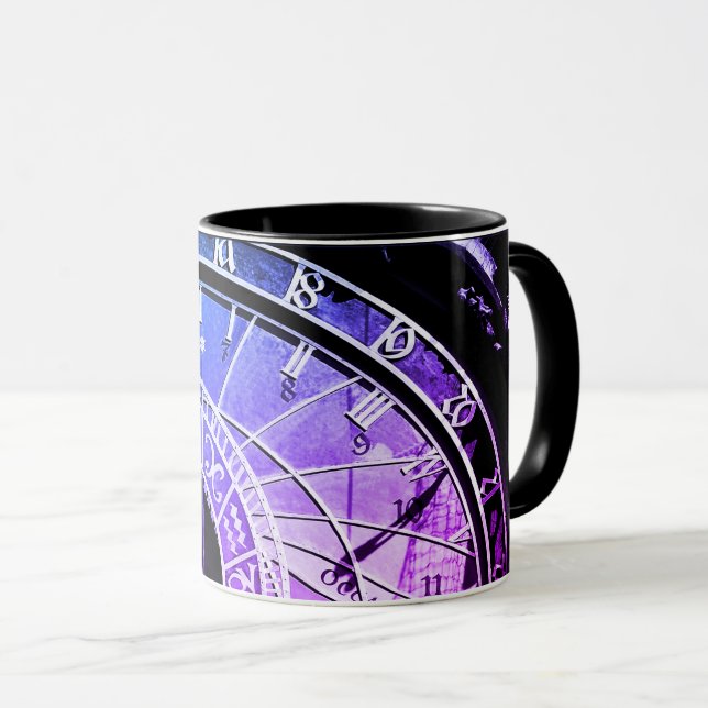 Prag Astronomische Uhr und Skelett /Tschechien Tasse (VorderseiteRechts)