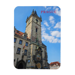 Prag Astronomischer Uhrenansicht-Magnet Magnet
