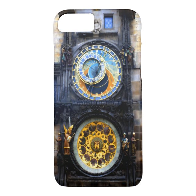 Prag Astronomisches Uhrenwerk Foto Case-Mate iPhone Hülle (Rückseite)