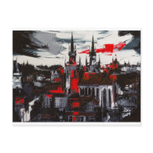 Prag. Blick aus dem Fenster