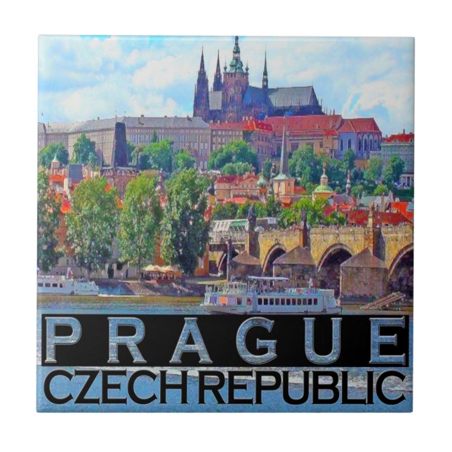 Prag Fliese (Vorderseite)