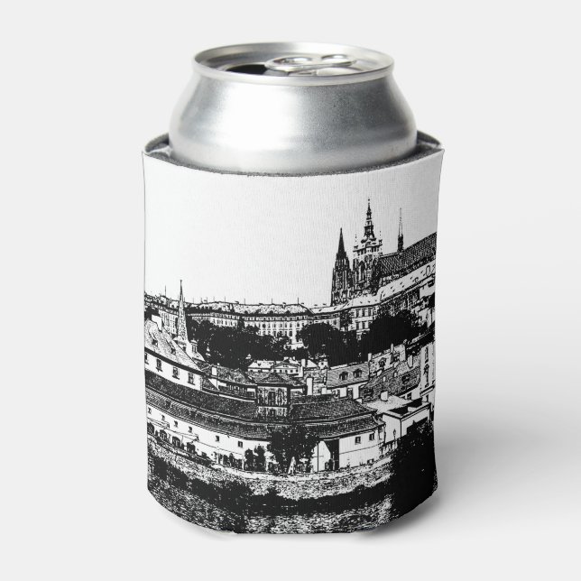 Prag, Historische Stadt, Burg - Tschechische Kunst Dosenkühler (Kanne Vorderseite)