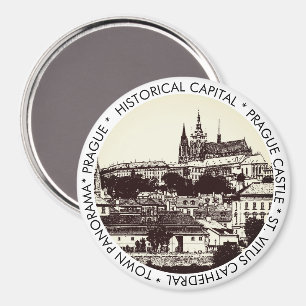 Prag, Historische Stadt, Burg - Tschechische Kunst Magnet