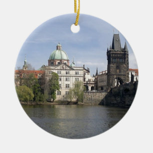 Prag im Früjahr Keramikornament