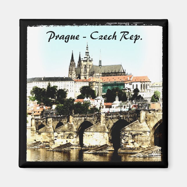 Prag - Karlsbrücke, Burg (Magnet) Magnet (Vorne)