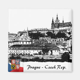 Prag Magnet, Karlsbrücke / Prager Burg Magnet