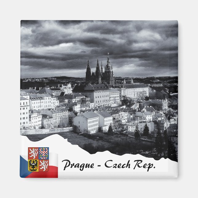Prag Magnet, Tschechien, Prager Burg Magnet (Vorne)