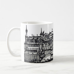 Prag mittelalterliche Hauptstadt der Tschechischen Kaffeetasse