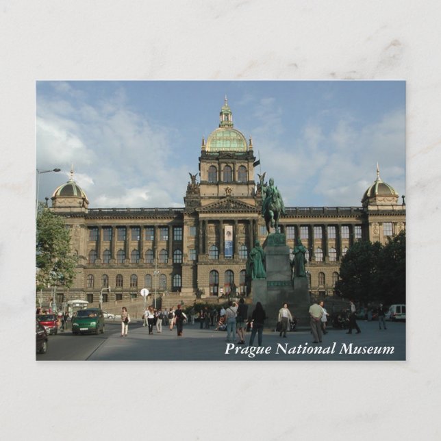 Prag Nationales Museum Postkarte (Vorderseite)