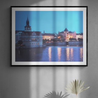 Prag Night Fine Art Fotografy Print Poster