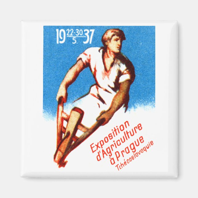Prag-Poster 1937 Magnet (Vorne)