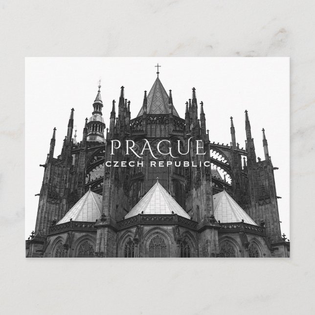 Prag Postkarte (Vorderseite)