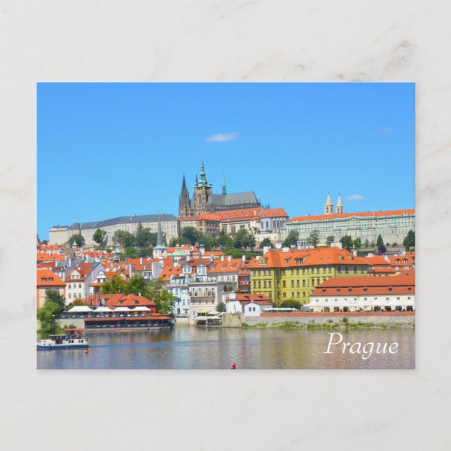 Prag Postkarte (Vorderseite)