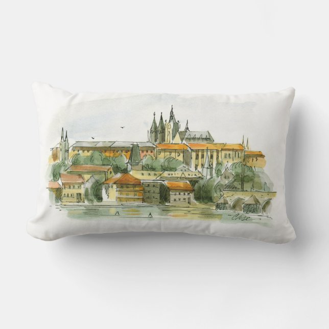 Prag-Schlosslumbar-Kissen Lendenkissen (Vorderseite)
