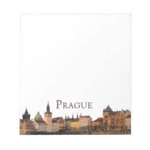 Prag: Skyline der Altstadt Notizblock