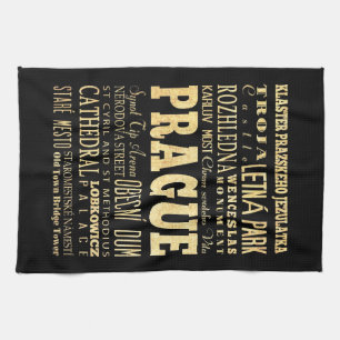 Prag-Stadt der Tschechische Handtuch