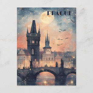 Prag Tschechen Postkarte