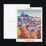 Prag Tschechien Elegante Kunst, Dichtung und Musik Postkarte<br><div class="desc">Prag Tschechien Elegante Kunst, Dichtung und Musik</div>