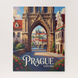 Prag Tschechien Historische gotische Architektur