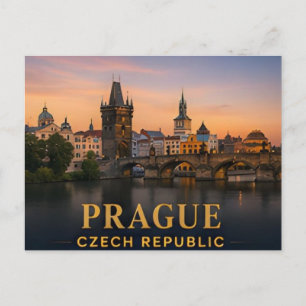 Prag Tschechien Historisches Reiseziel Postkarte