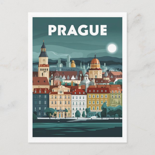 Prag, Tschechien Postkarte (Vorderseite)